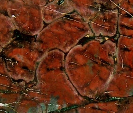 Detallo técnico: OCEAN RED, granito natural pulido brasileño 